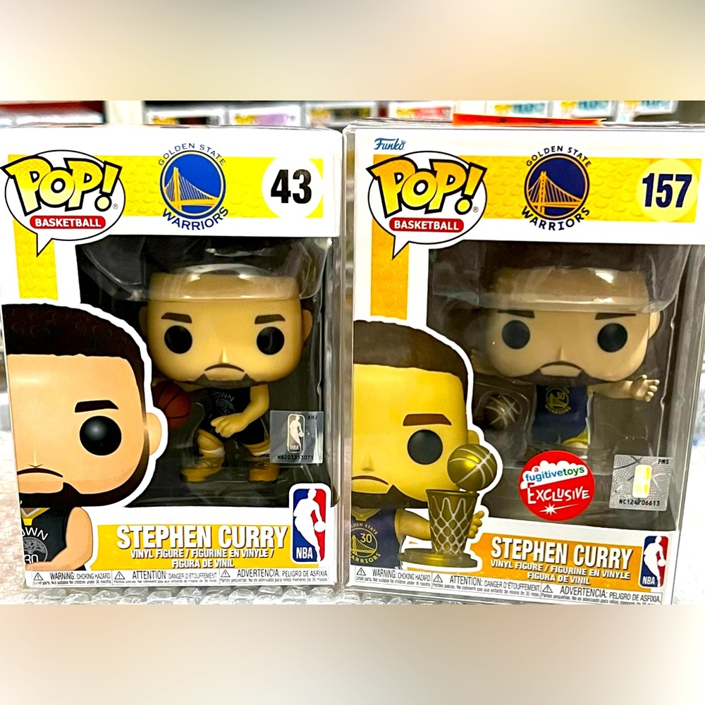 Golden State Warriors Steph Curry NBA Funko Pop Bundle ☄️🏀